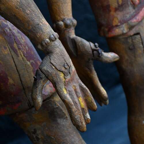 19Th Century Temple Figures