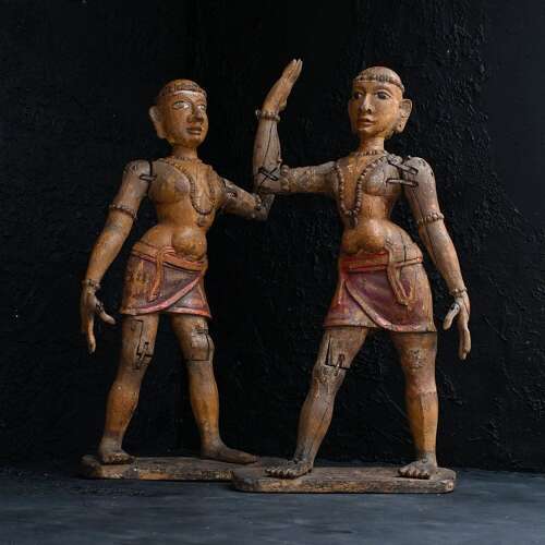 19Th Century Temple Figures
