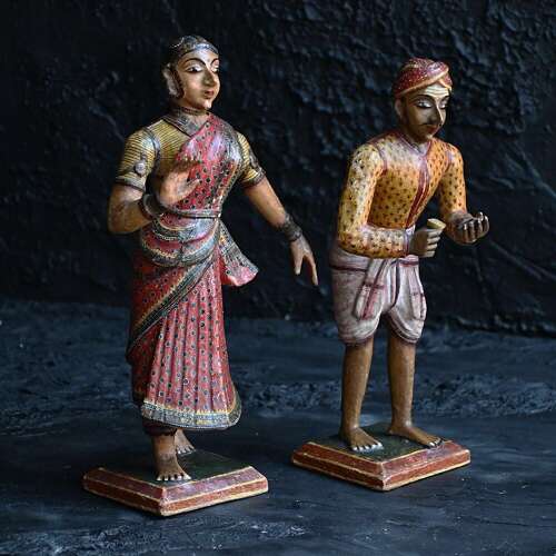 Polychrome Indian Figures