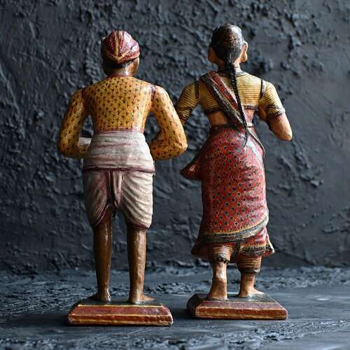 Polychrome Indian Figures