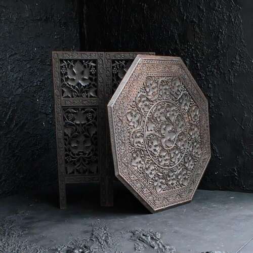 Carved Indian Table