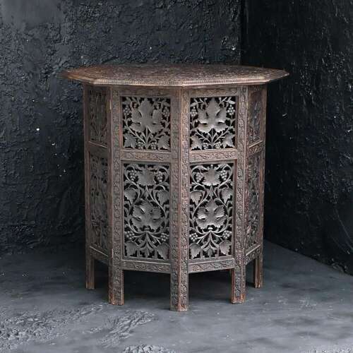 Carved Indian Table