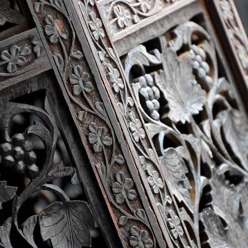 Carved Indian Table