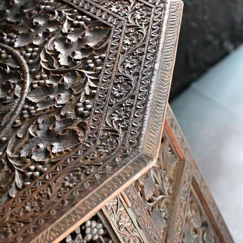 Carved Indian Table