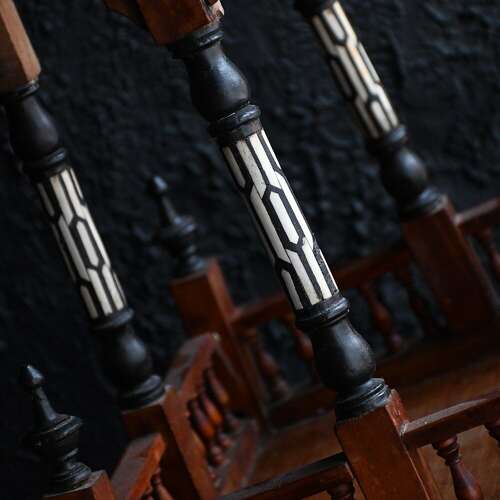 Inlaid Syrian Plant Stand