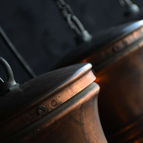 English copper lanterns