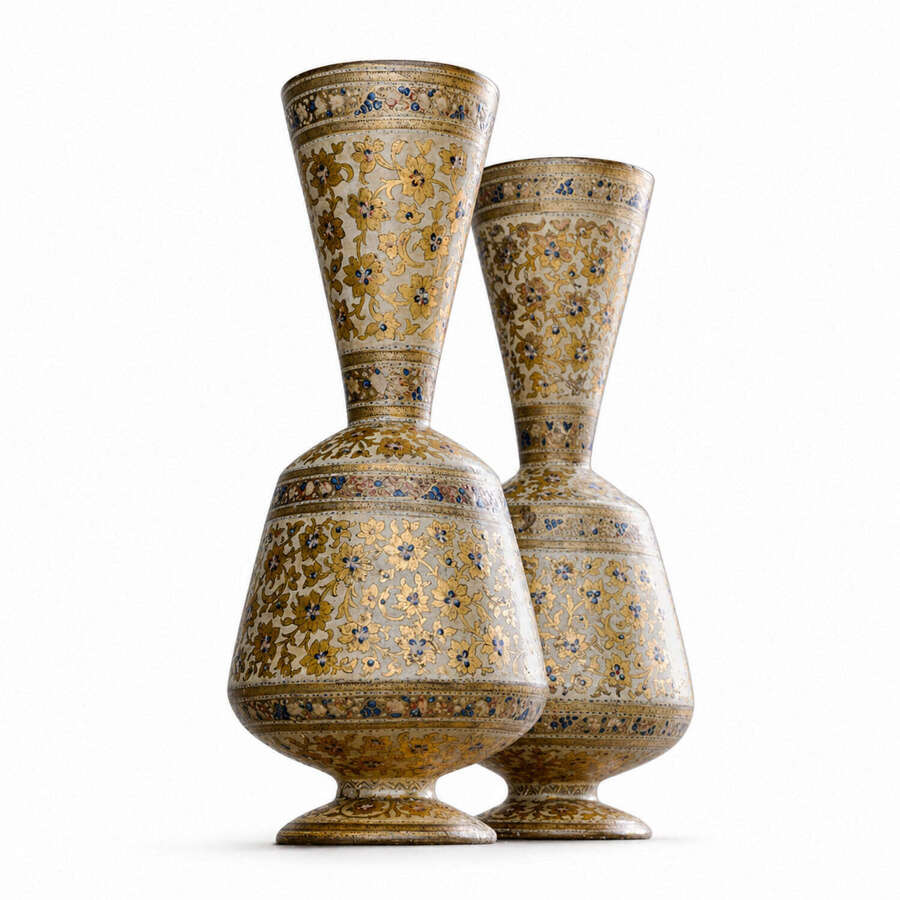 19th&nbsp;Century Kashmir Vases &nbsp;